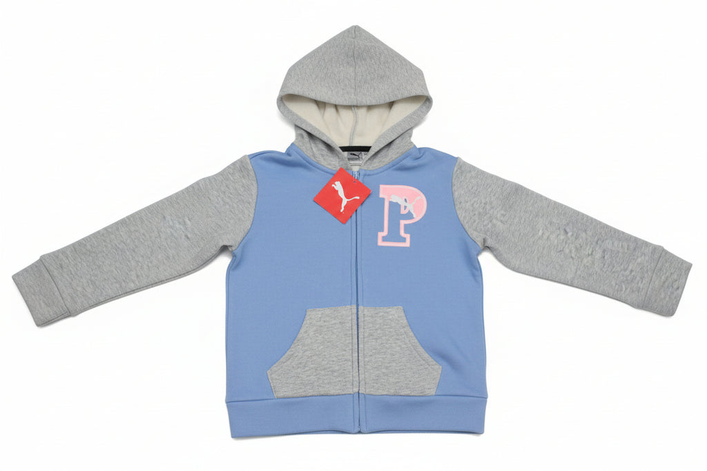 Puma Girls Fleece Zip-Up Hoodie