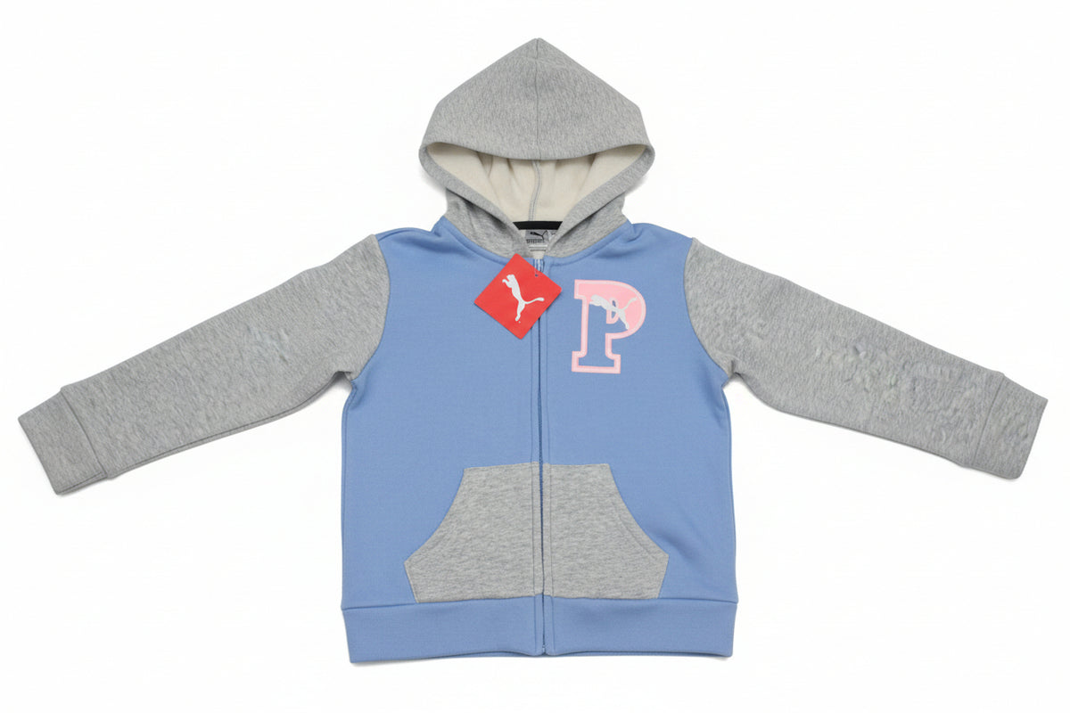 Puma Girls Fleece Zip-Up Hoodie