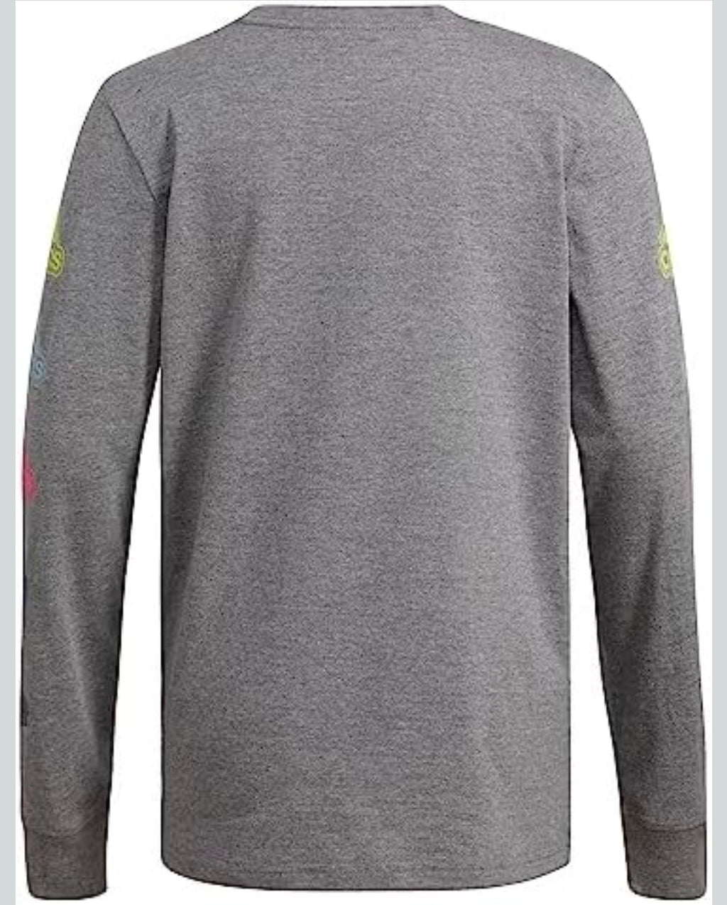 adidas Boys' Long Sleeve Cotton Small Bos Logo T-Shirt