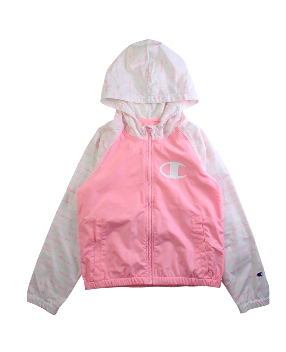 Champion Heritage Girls Kids Clothes Windbreaker Jacket With Hood