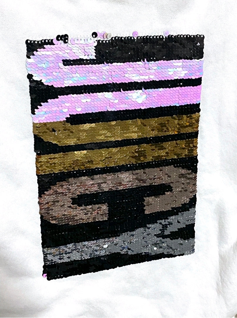 Juicy Couture Sequin Logo Hoodie Dress