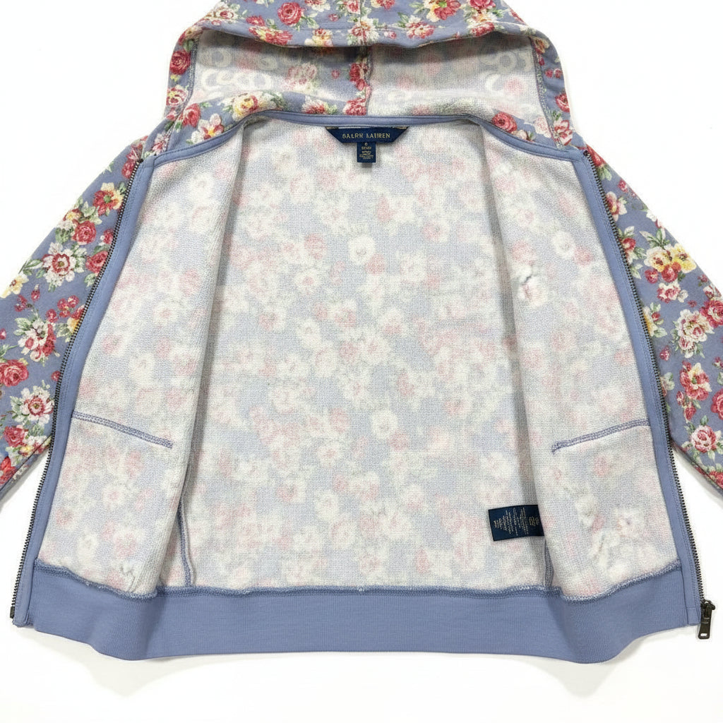 Polo Ralph Lauren Girls' Floral French Terry Hoodie