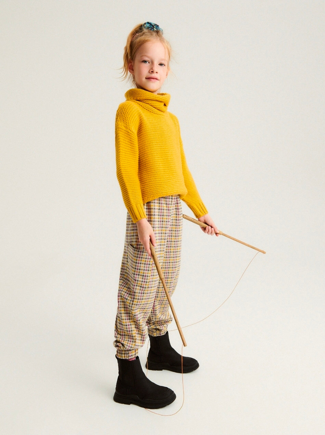 Reserved Girl's Multicolor Trousers