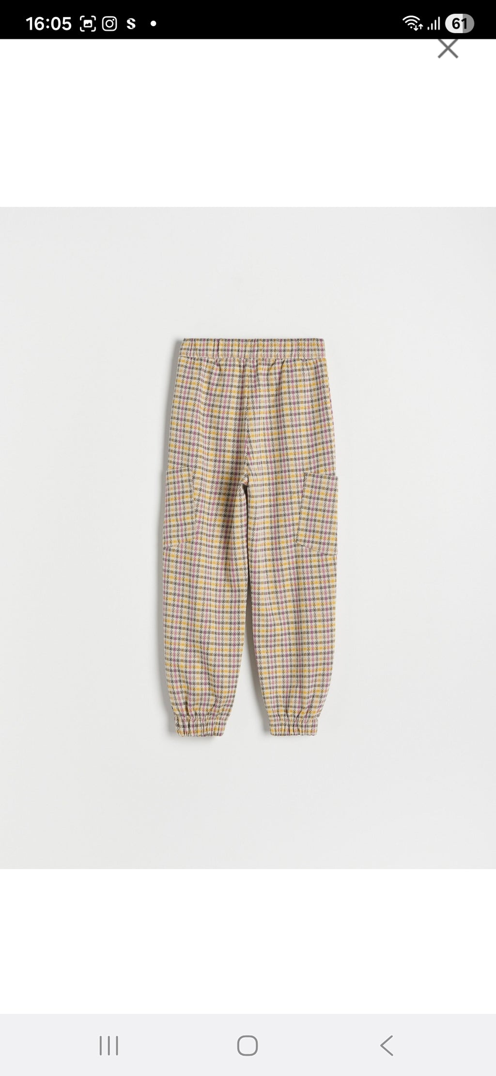 Reserved Girl's Multicolor Trousers