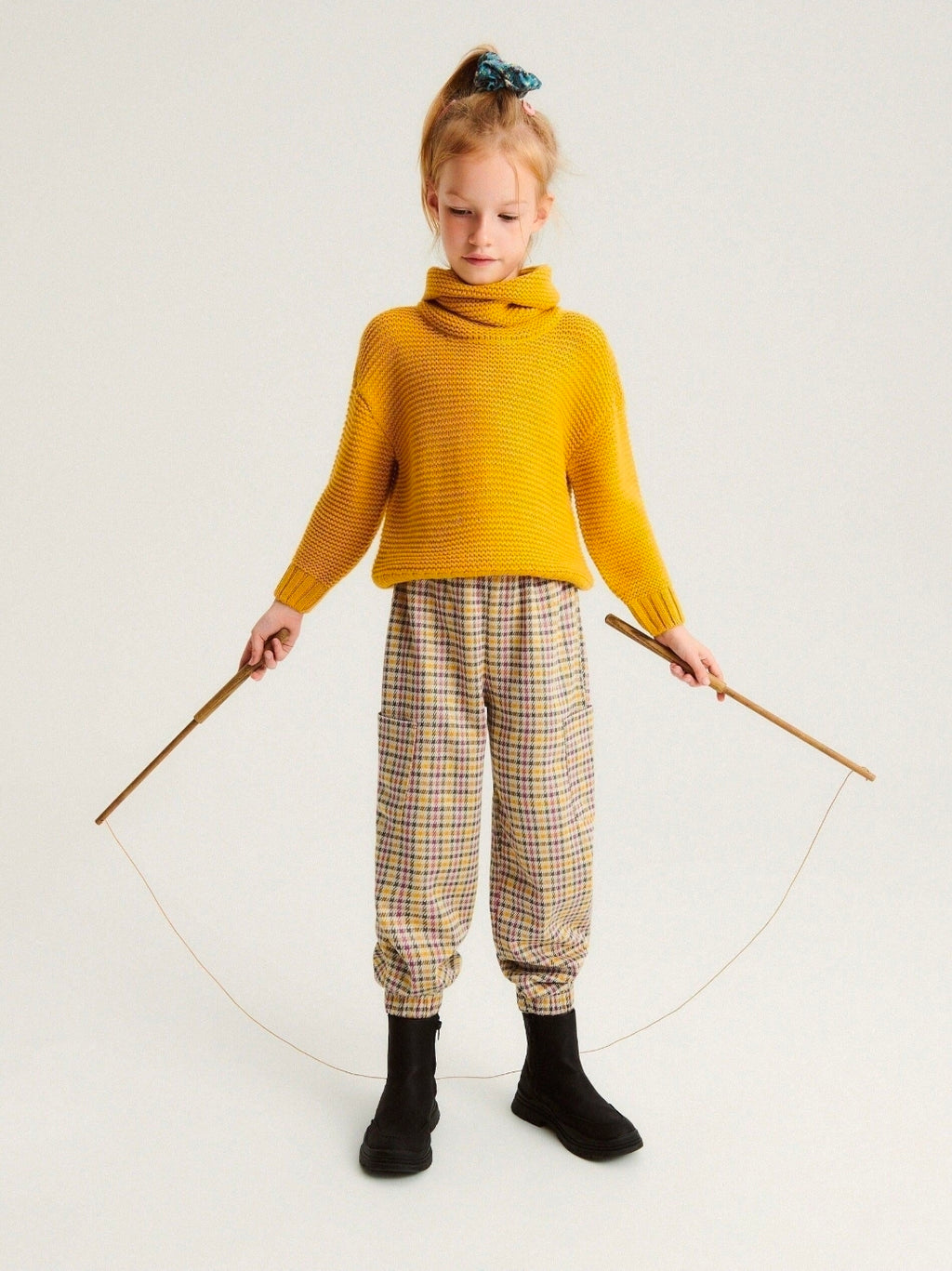 Reserved Girl's Multicolor Trousers