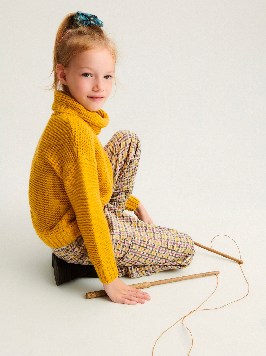 Reserved Girl's Multicolor Trousers