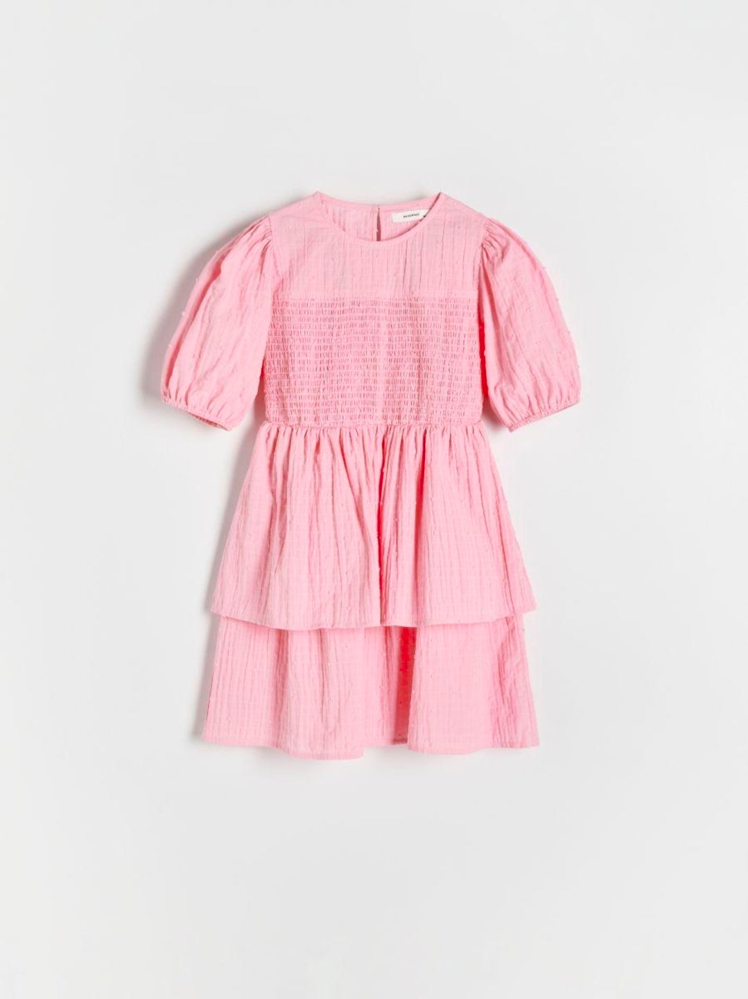 Reserved Girls Pink Cotton Ruffle Dress