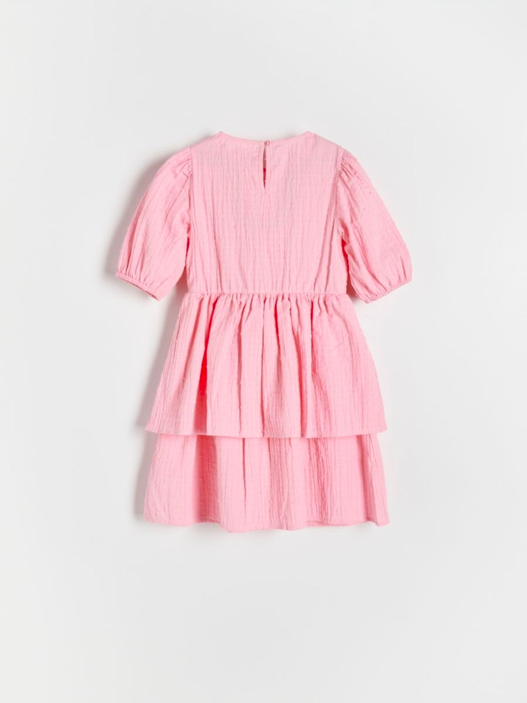 Reserved Girls Pink Cotton Ruffle Dress