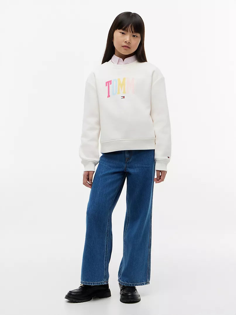 Tommy Hilfiger Girls' Varsity Tommy Logo Sweatshirt