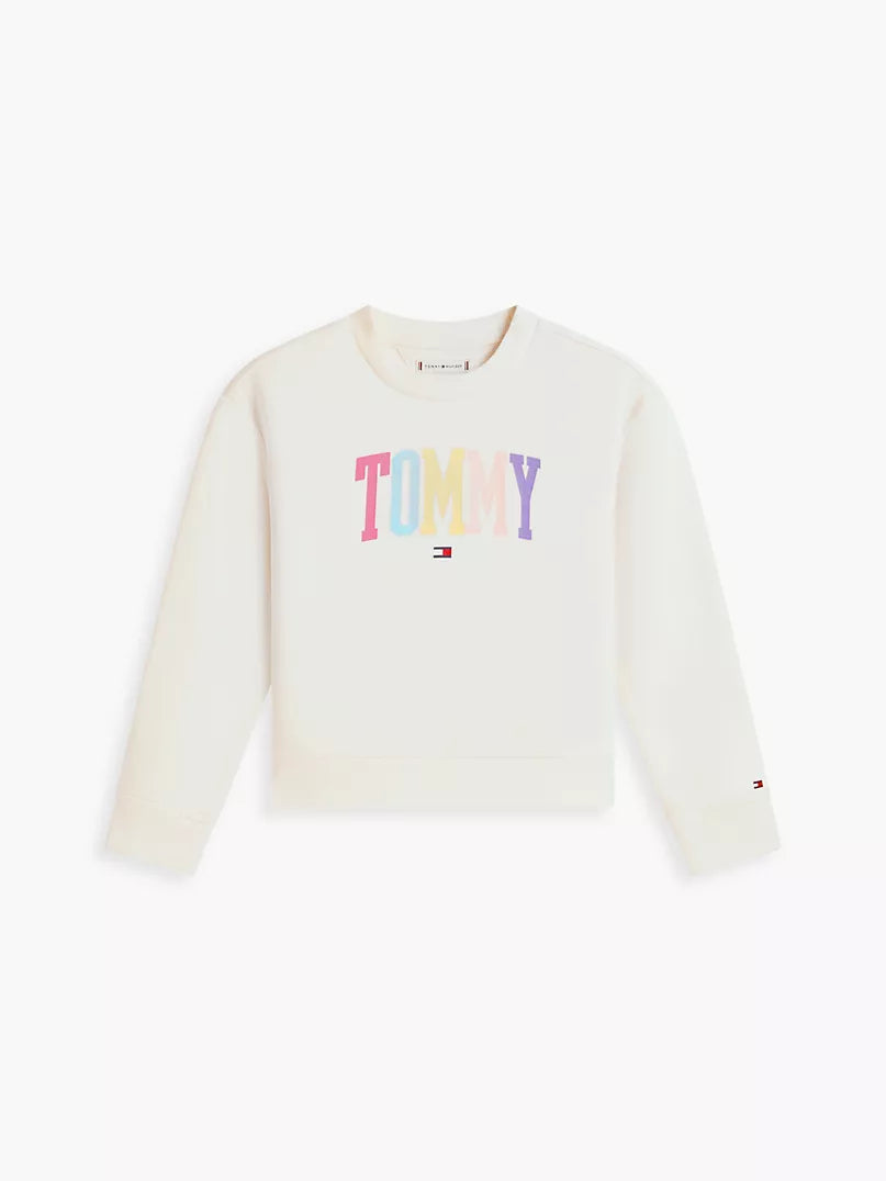 Tommy Hilfiger Girls' Varsity Tommy Logo Sweatshirt