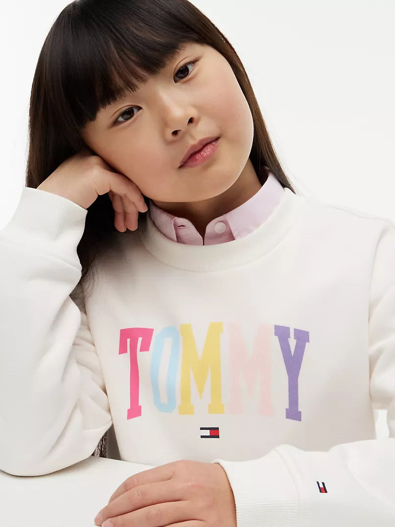Tommy Hilfiger Girls' Varsity Tommy Logo Sweatshirt