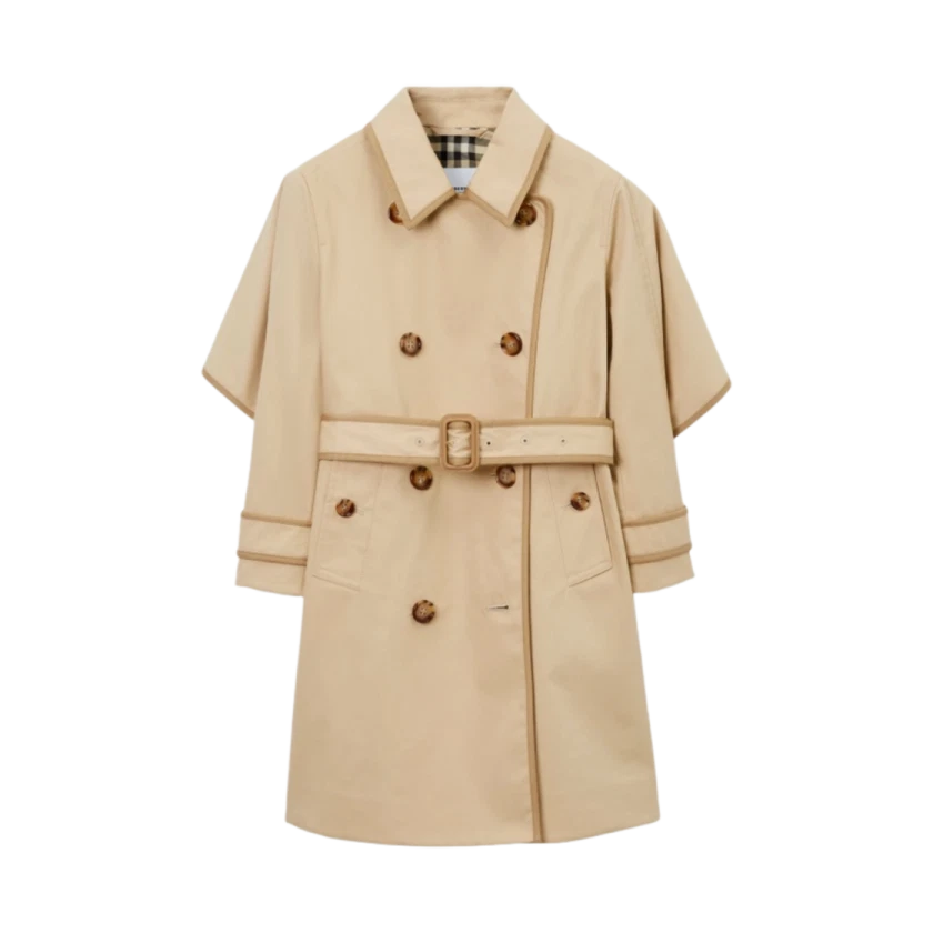 Burberry Girls Belted Long Trench Coat