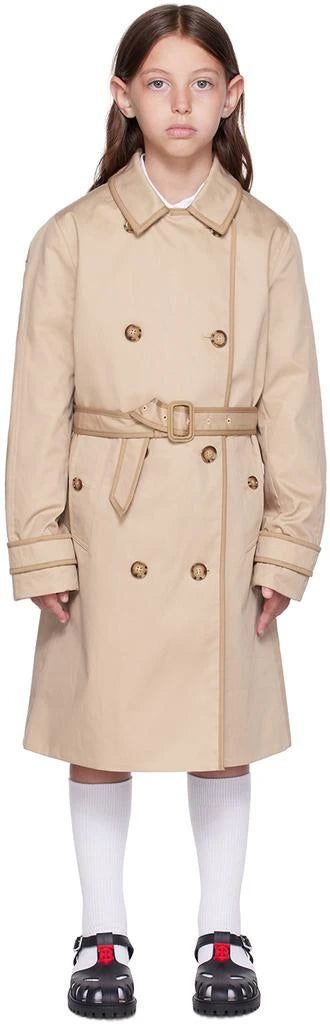 Burberry Girls Belted Long Trench Coat
