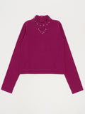 Twinset viscose-blend turtle-neck pullover