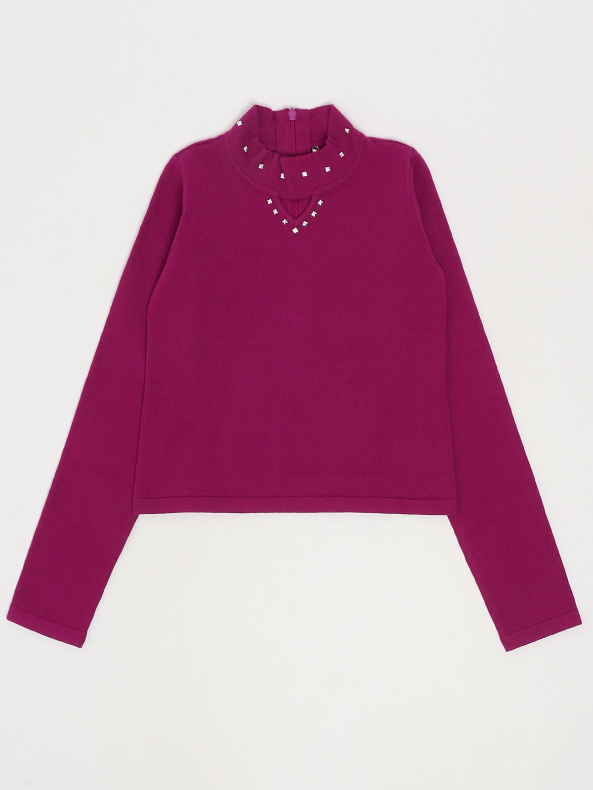 Twinset viscose-blend turtle-neck pullover