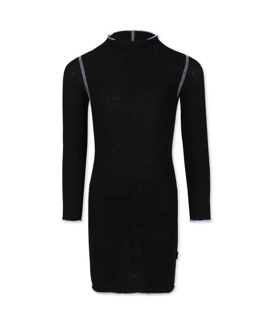 Molo Black Dress Cai For Girl