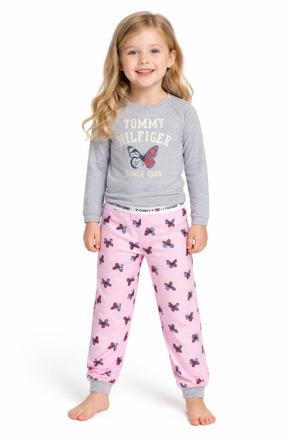 Tommy Hilfiger Girls' 2 Piece Sleepwear Sets