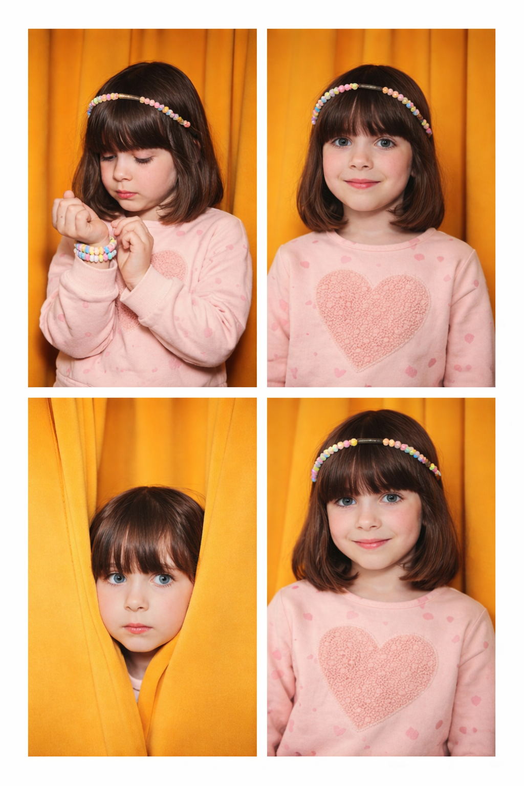 ZARA HEART PRINT SWEATSHIRT