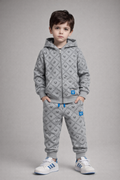 True Religion Boy's Light Grey Tracksuit Set