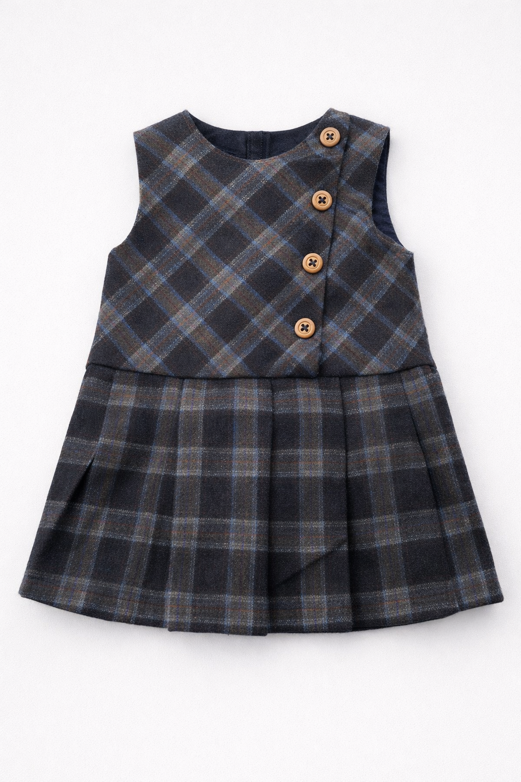 Zara Baby Girl Checked Sleeveless Dress