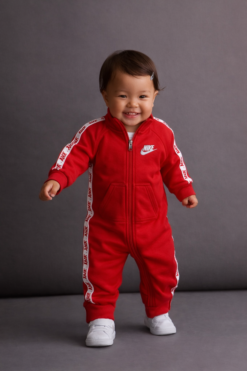 Nike Baby`s Tricot Taping Long Sleeve Coverall