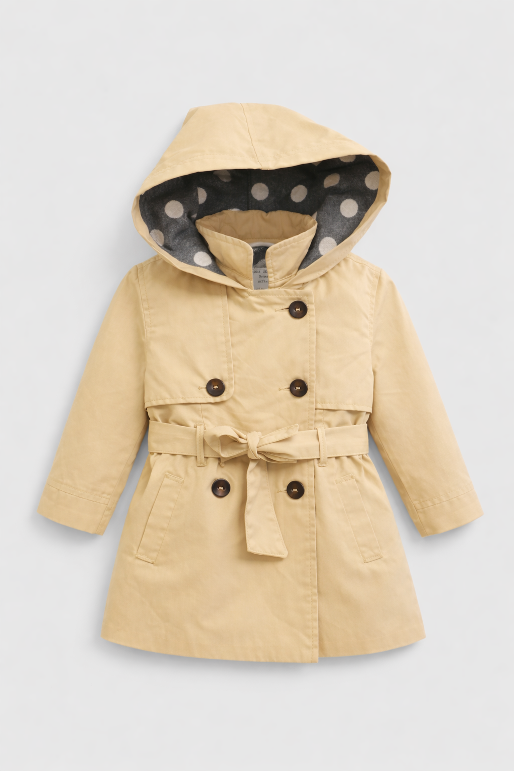 Zara Hooded Trench Coat – Baby Girl