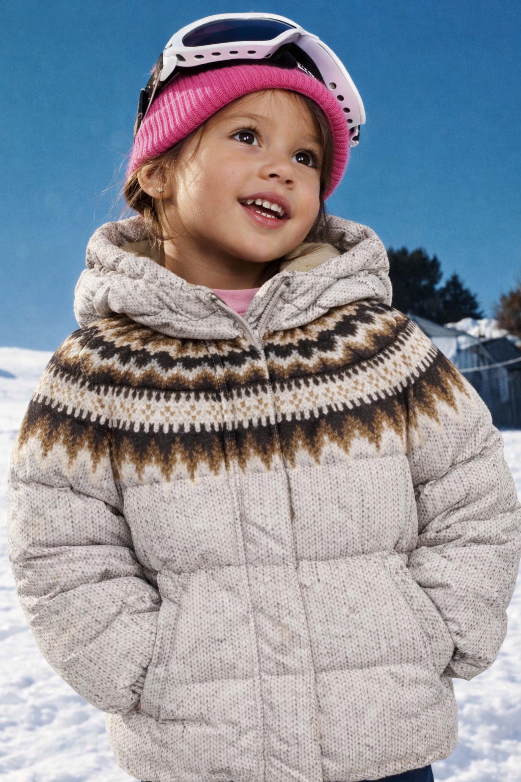 Polo Ralph Lauren Little Girl's Carly Fair Isley Down Jacket