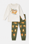 Old Navy Sloth Print Pajama Set