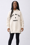 ZARA GIRLS Cream oversized hoodie