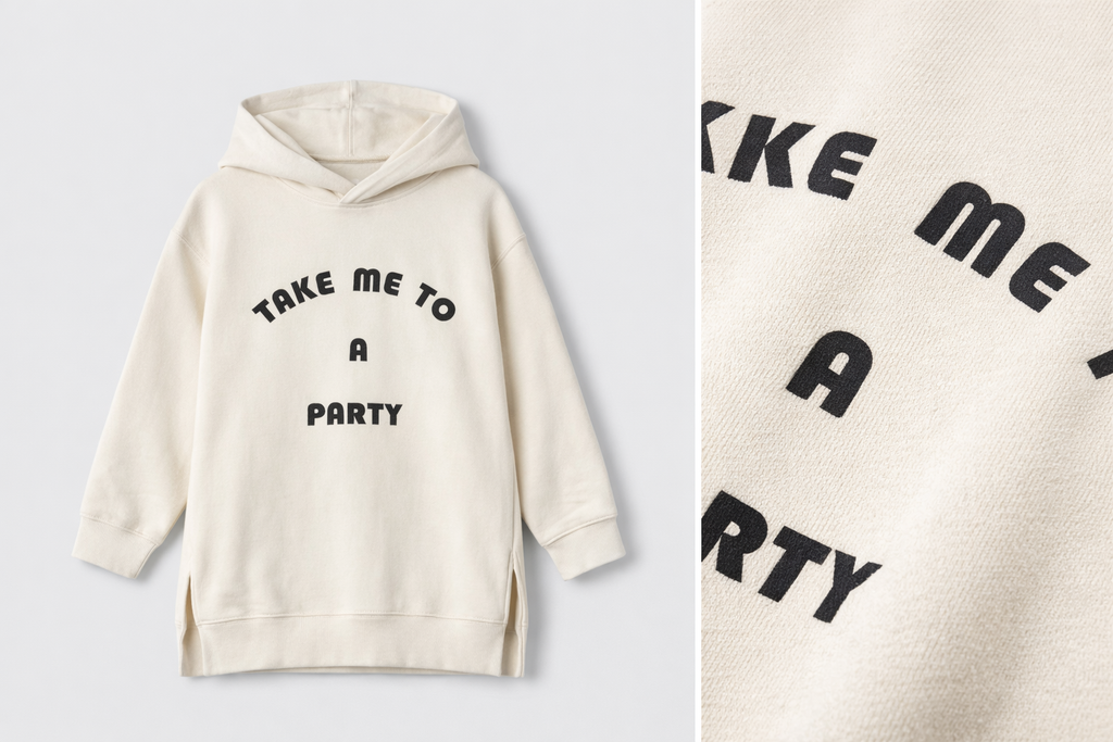 ZARA GIRLS Cream oversized hoodie