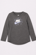 Nike Baby Girl Long-Sleeve Logo T-Shirt