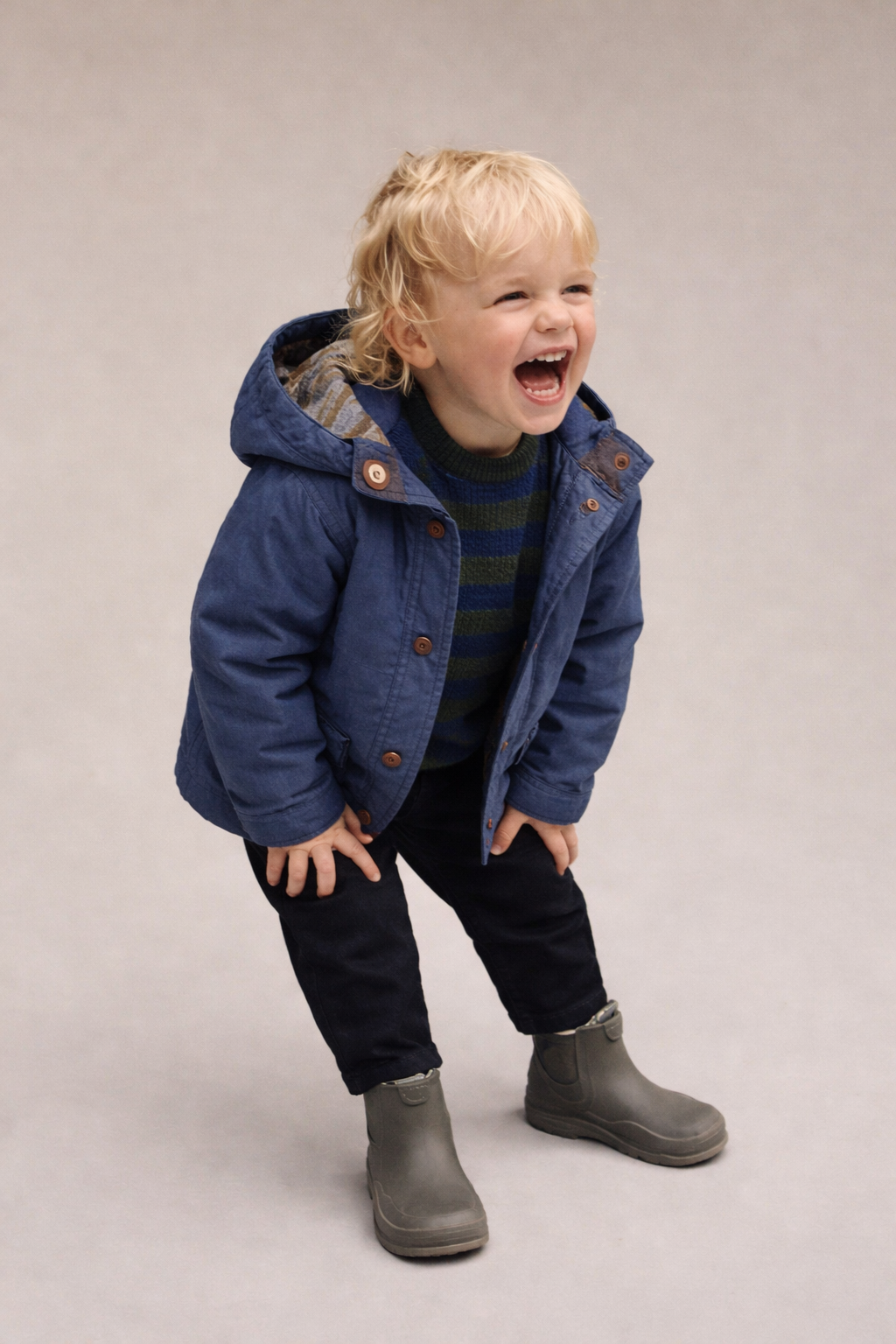 Zara Baby Boys Hooded Lightweight Jacket