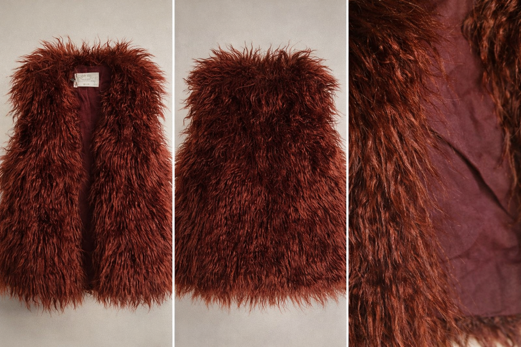 Zara Faux Fur Vest