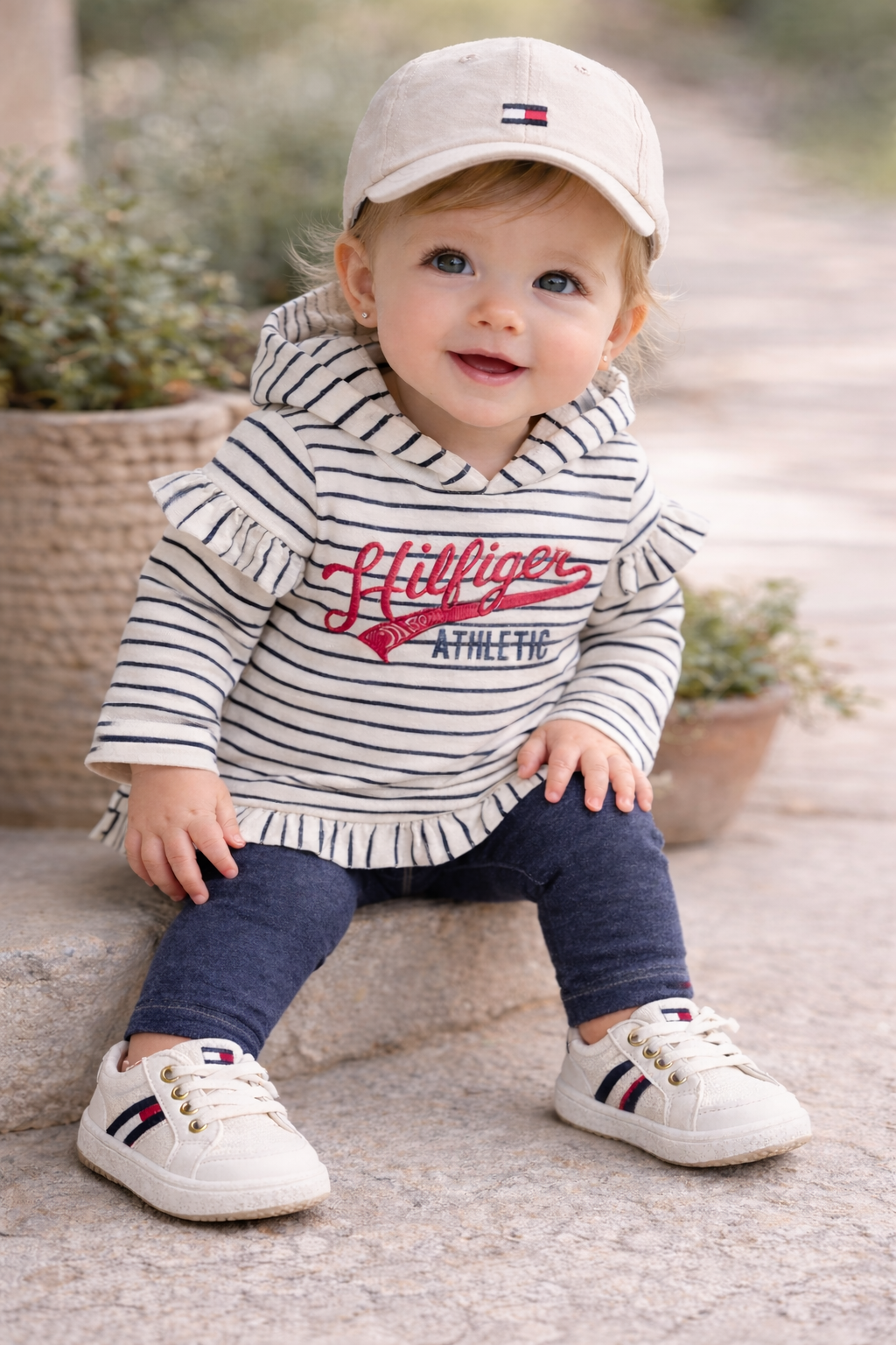 Tommy Hilfiger Baby Girls 2 Pieces Leggings Set