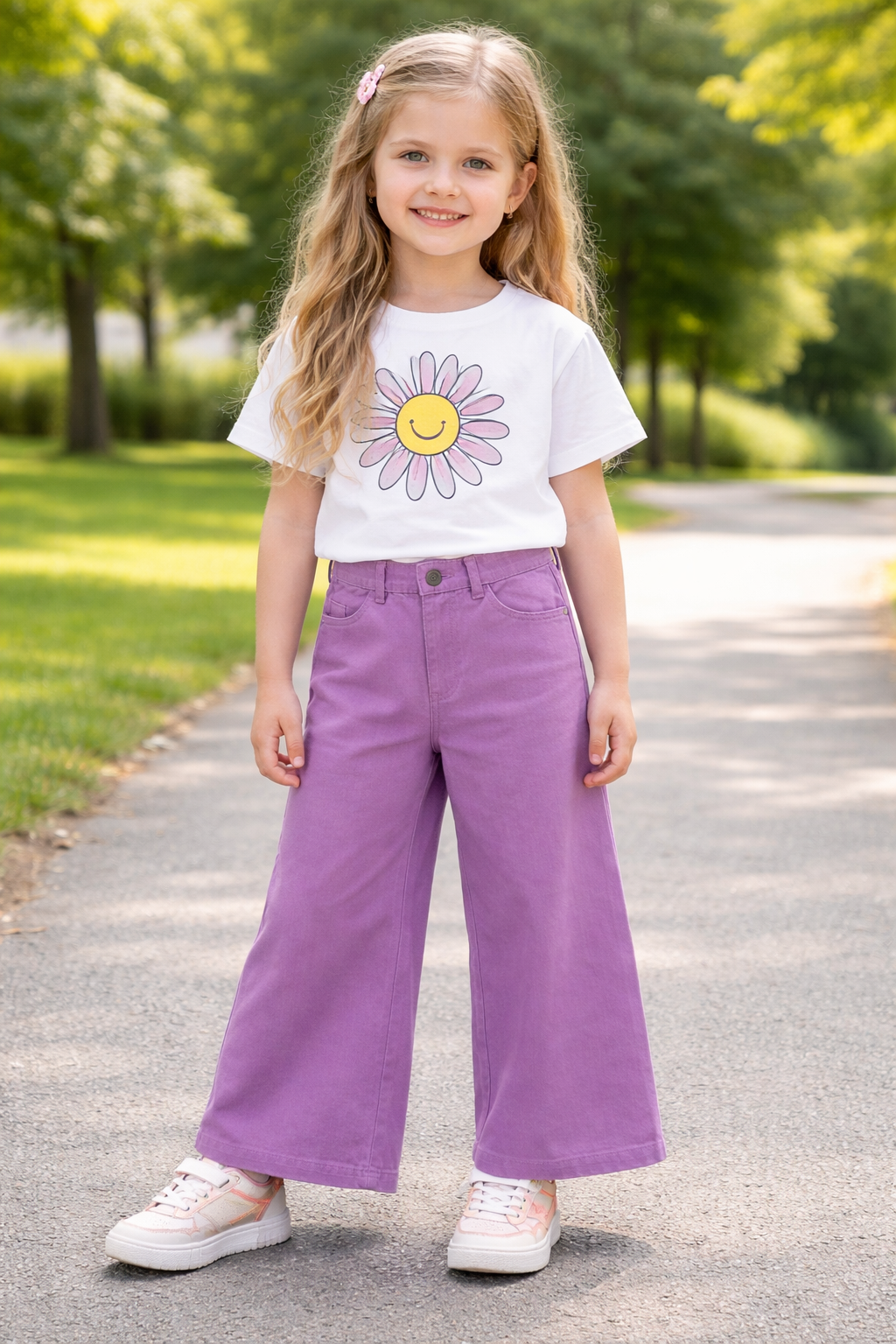 Sinsay Wide Denim Jeans – Purple