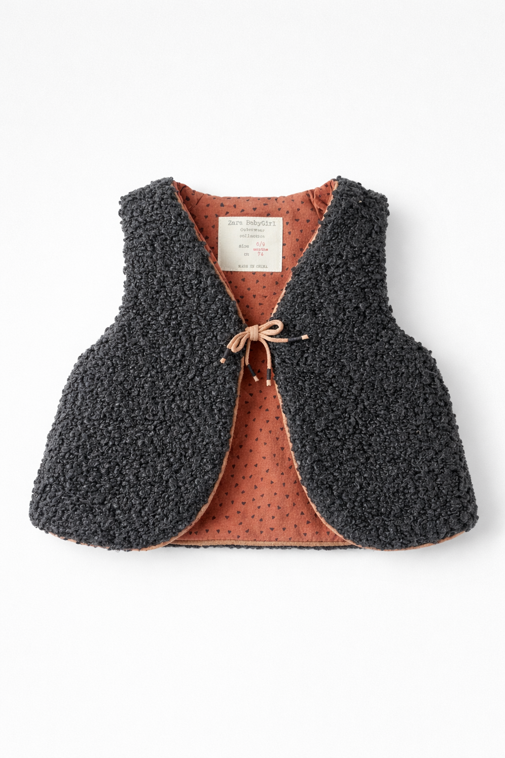 ZARA BABY Faux Shearling Vest
