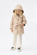 Zara Hooded Trench Coat – Baby Girl