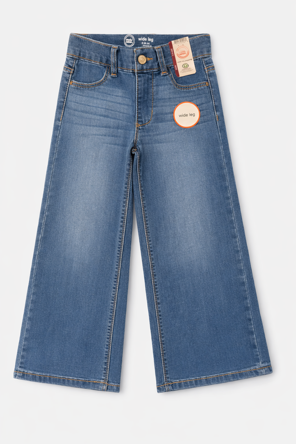 Wonder Nation Girls Fashion Wide Leg jeans