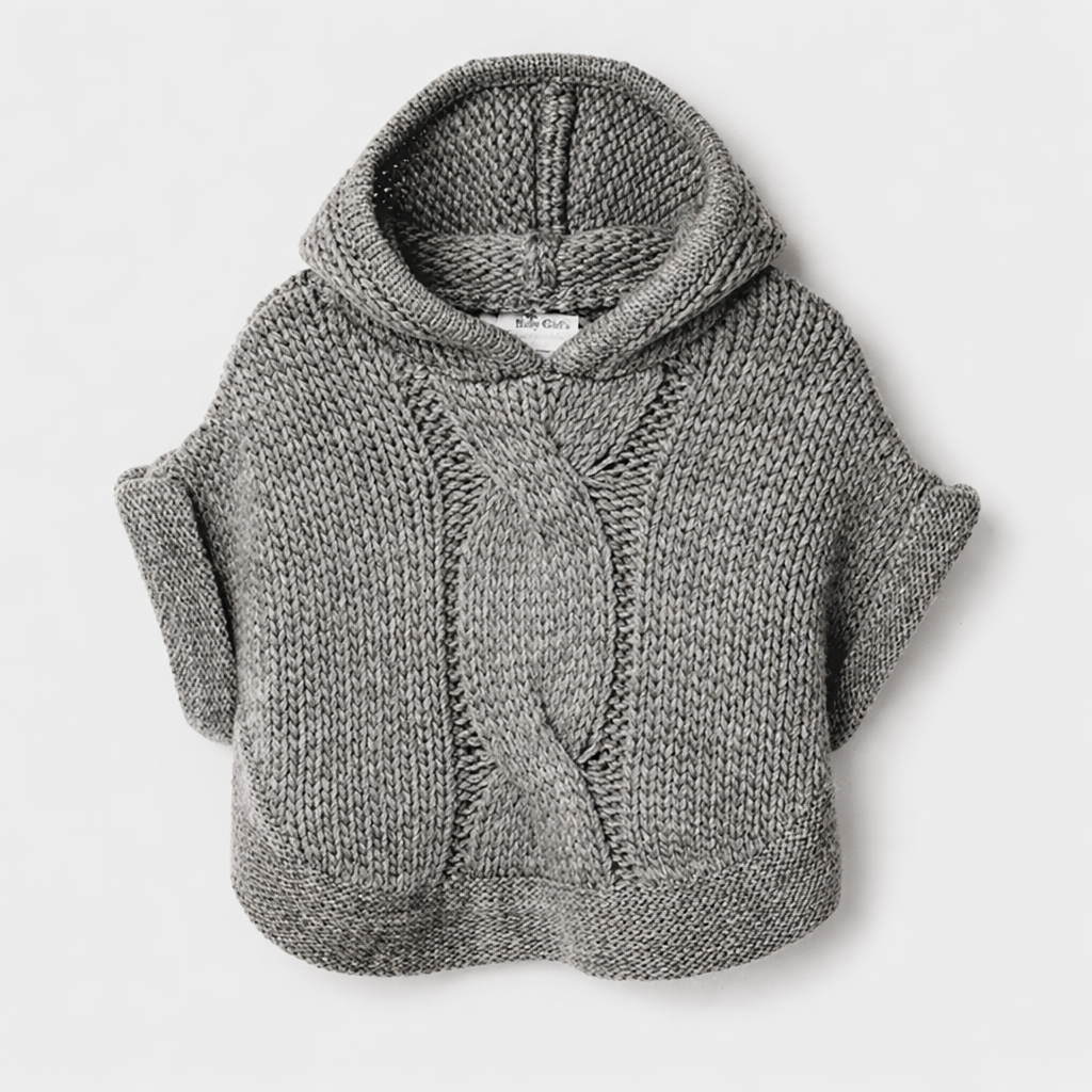 ZARA Baby Girl Knit Hooded Sweater