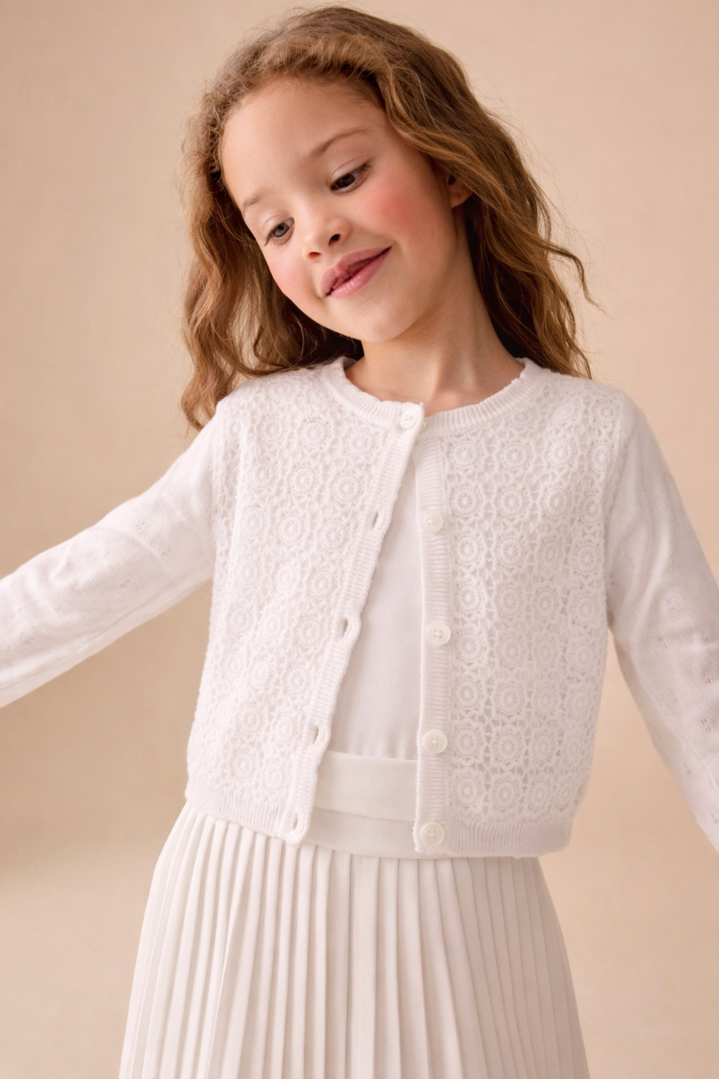 Blueberi Boulevard Patterned Button Up Cardigan