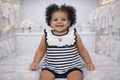 Ralph Lauren Crochet Knit Infants Romper
