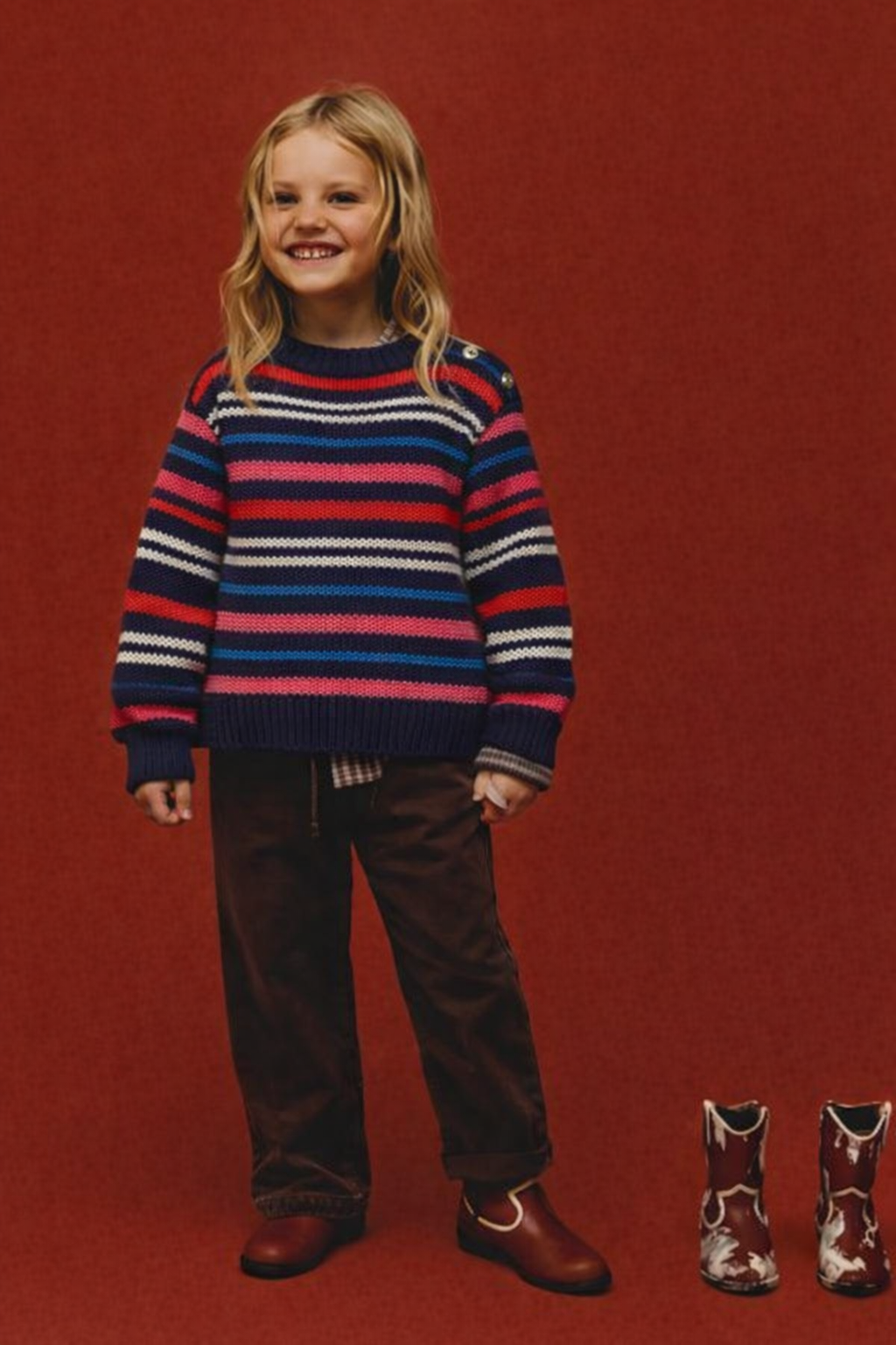 Tommy Hilfiger Baby Girl's Multi Stripe Sweater