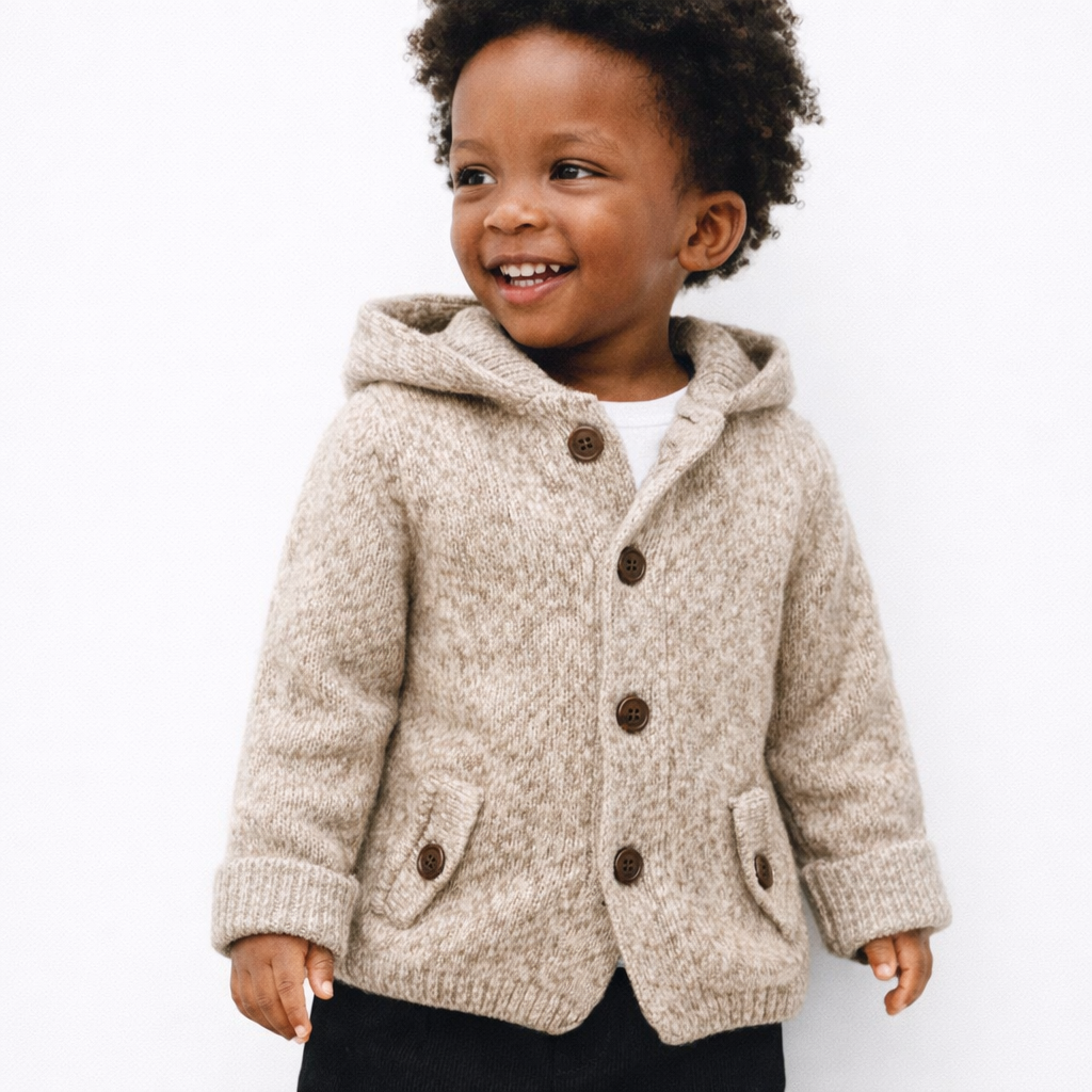 ZARA Knit Hooded Cardigan – Baby