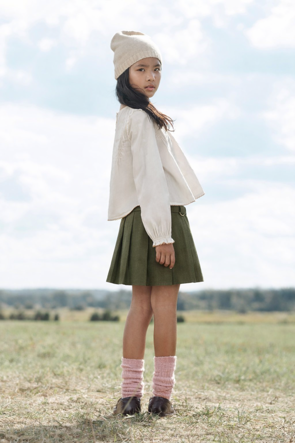 Zara Girls PLEATED MINI SKIRT