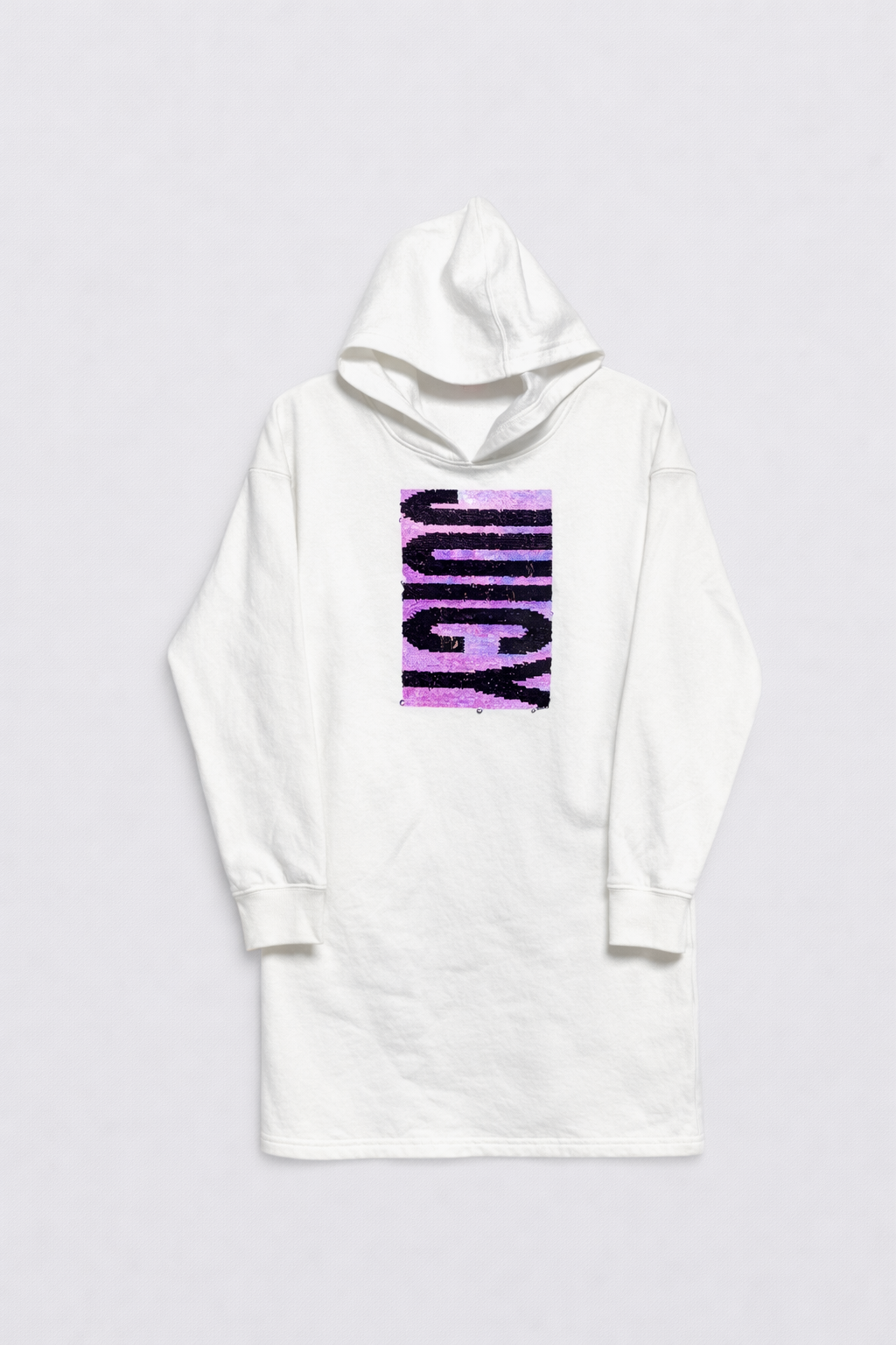 Juicy Couture Sequin Logo Hoodie Dress