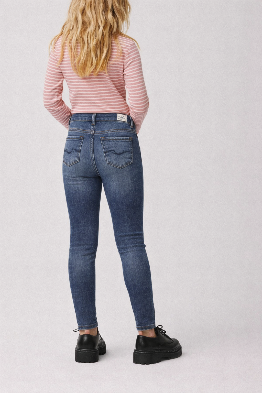 7 For All Mankind Girls Stretch Denim Skinny Jeans