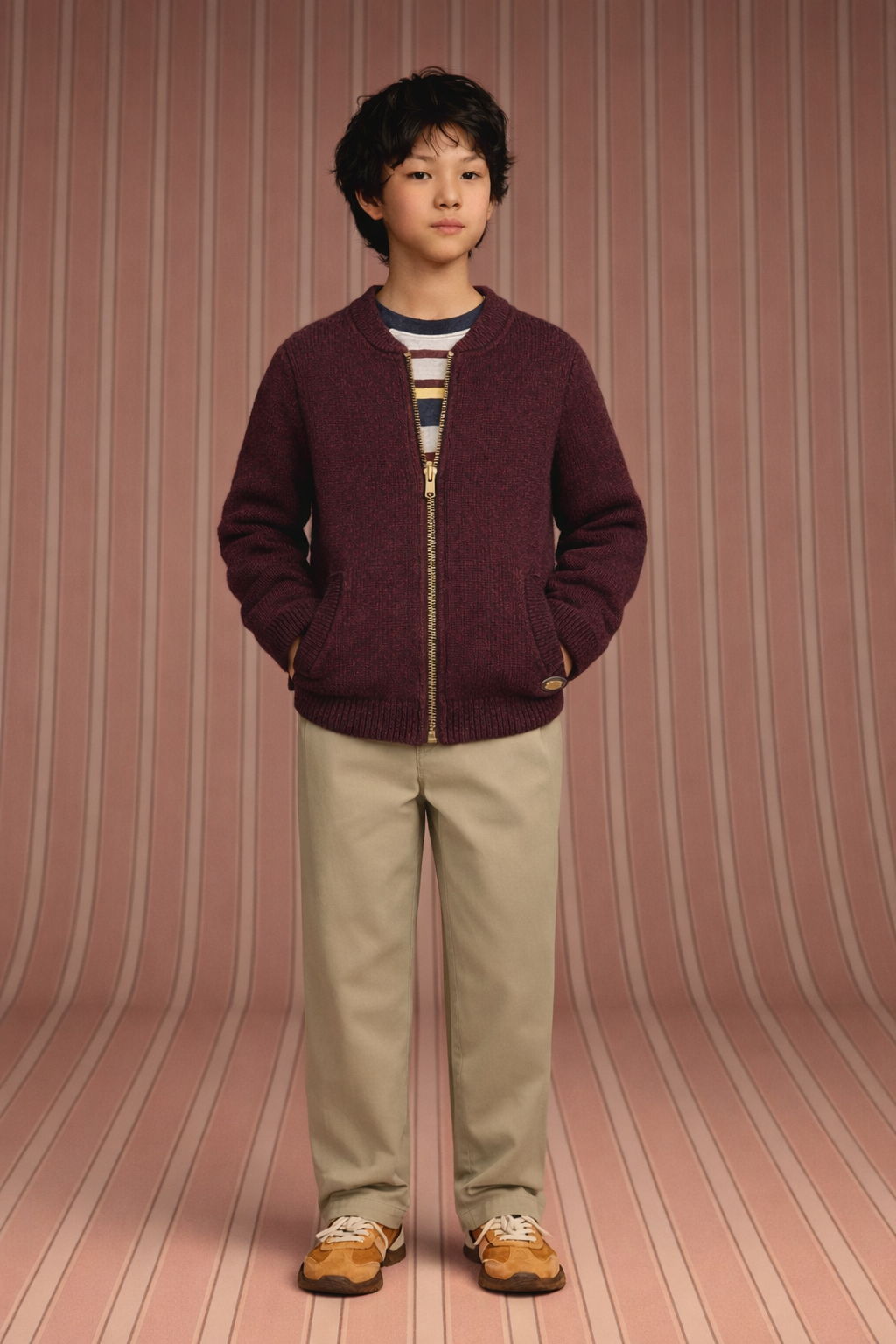 ZARA Boys – Zip Knit Cardigan
