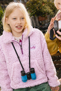 Hurley Girl's 1/2 Zip Sherpa Pullover Sweatshirt