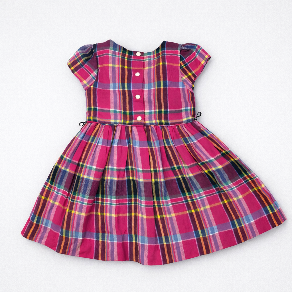 Ralph Lauren Girls' Plaid Dress & Bloomers Set – Baby