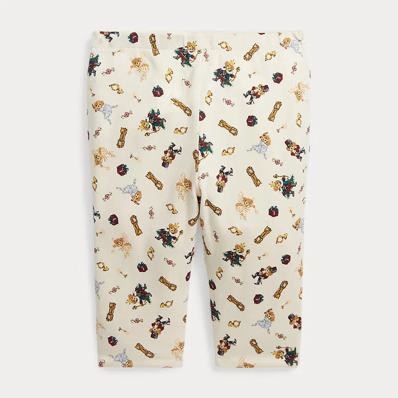 RALPH LAUREN Polo Bear Reversible Cotton Trouser